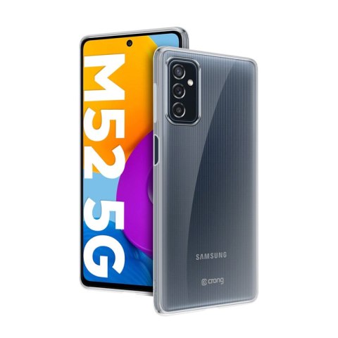 Crong Crystal Slim Cover - Etui Samsung Galaxy M52 5G (przezroczysty)