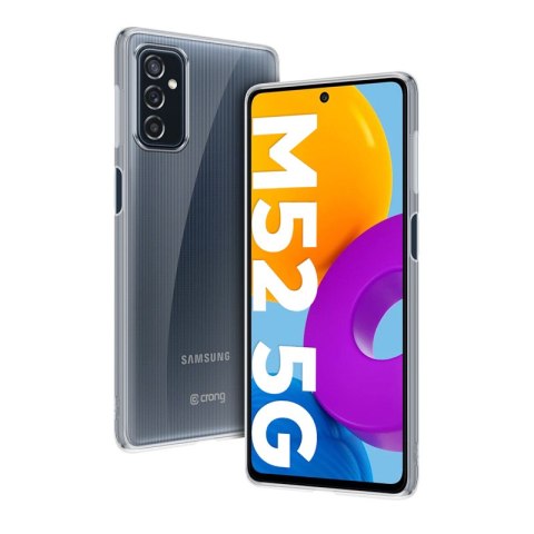 Crong Crystal Slim Cover - Etui Samsung Galaxy M52 5G (przezroczysty)