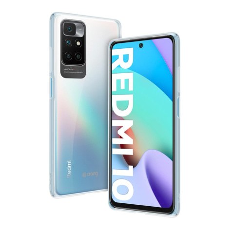 Crong Crystal Slim Cover - Etui Xiaomi Redmi 10 (przezroczysty)