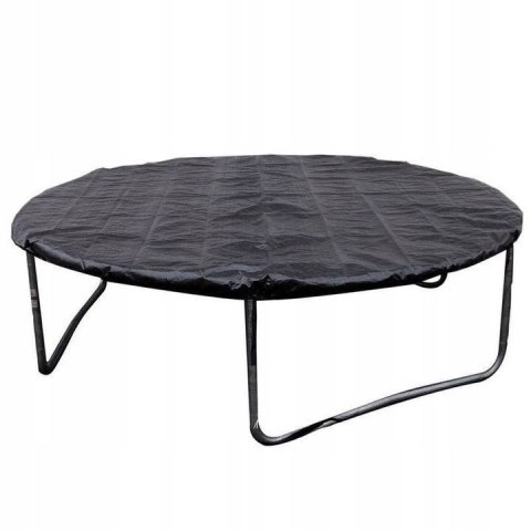 Trampolina Ogrodowa 374cm/12ft czarna Maxy Comfort PLUS Z Wewnętrzną siatką