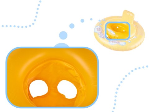 Kółko do pływania dla niemowląt koło pontonik dla dzieci dmuchany z siedziskiem pontonik INTEX max 15 kg 6-18miesięcy