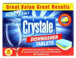 Crystale Ultra 5in1 Lemon Fresh Tabletki do Zmywarki 18 szt.