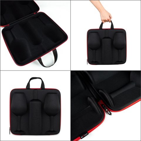 Etui na wino kieliszki do wina na prezent dla pary