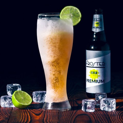 Lodowe Szkło do Piwa Płyn dzień chłopaka mężczyzny