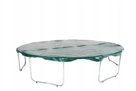 Trampolina Ogrodowa 374cm/12ft czarna Maxy Comfort PLUS Z Wewnętrzną siatką