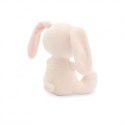 Przytulanka króliczek niespodzianka w torebce 15 cm biały