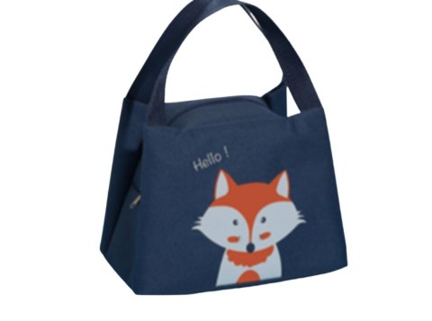 Torba termiczna na lunch jedzenie śniadaniowa izolacyjna lis pomarańczowy