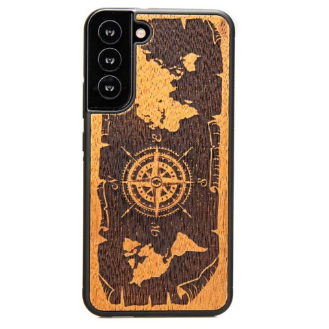 Bewood Róża Wiatrów Merbau - Etui do Samsung Galaxy S22 Plus