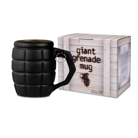 Gigantyczny Kubek Granat Czarny jak kufel do piwa