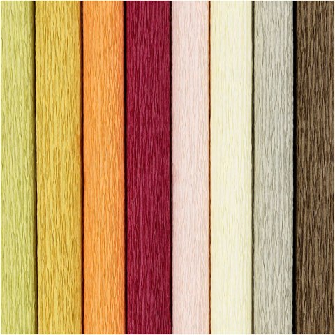 Krepina 25x60 cm 8 ark. kol. przygaszone