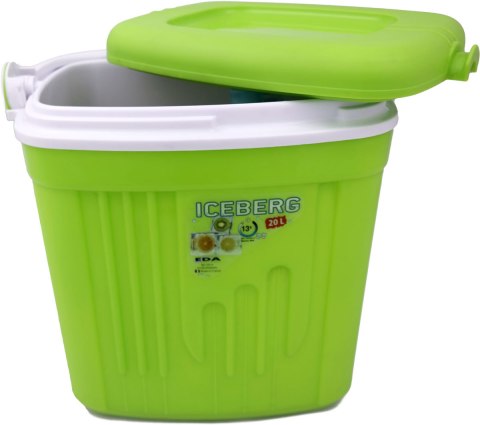 Lodówka turystyczna KAMAI ICEBERG 20L pasywna na wkłady CIEMNO-SZARA