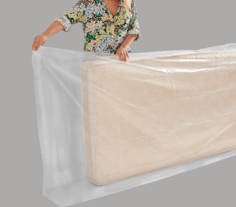 Pokrowiec z folii na materac 129|5 x 248|9cm GRUBY 37|5 mikronów