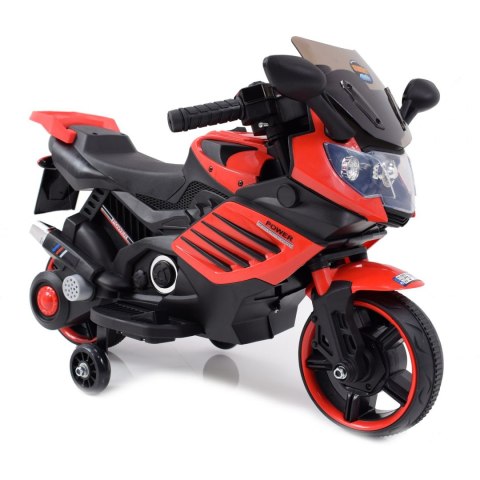 MOTOR ŚCIGACZ POWER 158 - PIERWSZY MOTOREK DLA DZIECKA, MIĘKKIE SIEDZENIE, MIĘKKIE KOŁA EVA/LQ158