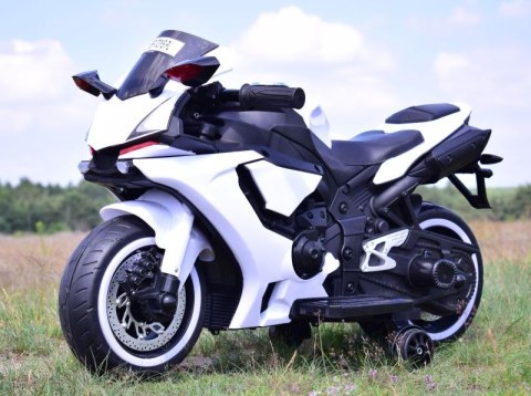 NAJNOWSZY WIELKI MOTOR ŚCIGACZ- ŚWIECĄCE KOŁA ,PANEL, DŹWIĘKI, GAZ W RĄCZCE /QD1900