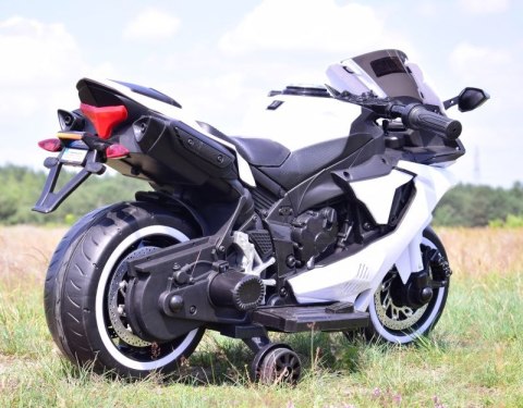 NAJNOWSZY WIELKI MOTOR ŚCIGACZ- ŚWIECĄCE KOŁA ,PANEL, DŹWIĘKI, GAZ W RĄCZCE /QD1900