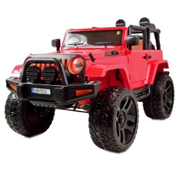 MEGA JEEP 4X4, MIĘKKIE KOŁA, MIĘKKIE SIEDZENIE, FUNKCJA BUJANIA SUPER HIT/LT828