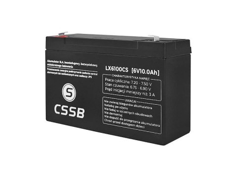 AKUMULATOR 6 V 10 AH