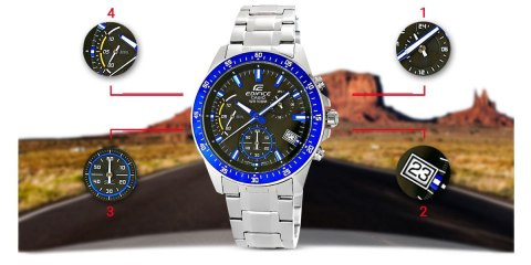 Zegarek Męski CASIO EDIFICE EFV-540D-1AVUEF 10 BAR