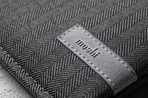 Moshi Pluma - Pokrowiec MacBook Pro 14" (2021) (Herringbone Gray)