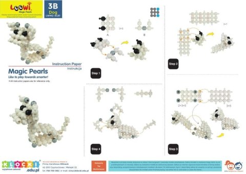 Klocki Loowi - Zestaw Black&White 125 el.