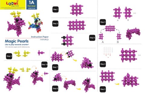Klocki Loowi - Zestaw Red 125 el.