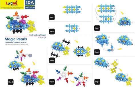 Klocki Loowi - Zestaw edukacyjny 525 el.