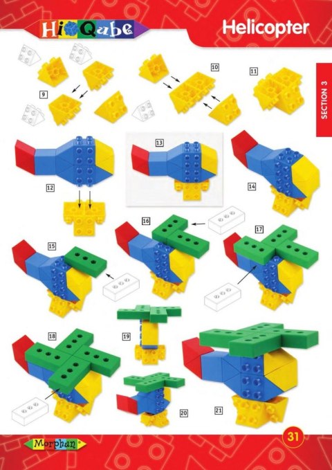 Instrukcje do klocków Morphun Hi-Qube 36 str.