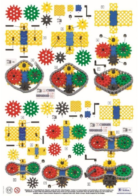 Zestaw uzupełniający GearPhun Łańcuszek 139 el.
