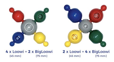 Klocki Loowi i Big Loowi Mix 45 el.