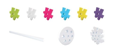 Klocki Meli Constructor Pink Travel Box 250 el.