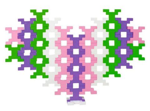 Klocki Incastro Colors Mini Pink 40 el.