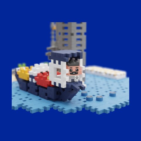 Klocki Mini Wafle - Port 248 el.