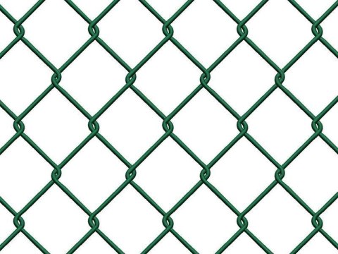 Siatka powlekana PCV - wys. 1,80 m , drut 3,2 mm - zielona - 10m