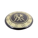 Bliźnięta - znak zodiaku - magnes. Śr. 6cm; metal emaliowany - BLI