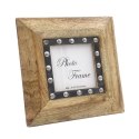 Drewniana ramka na zdjęcia 30071 - format 10x10cm