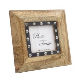 Drewniana ramka na zdjęcia 30071 - format 10x10cm