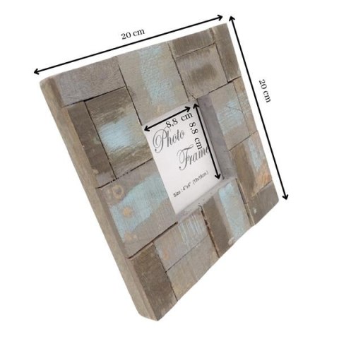 Drewniana ramka na zdjęcia 30350 mix - format 10x10cm
