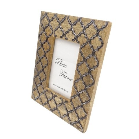 Drewniana ramka na zdjęcia - A-1133 - koniczynka marokańska