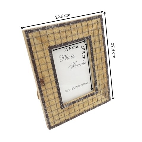 Drewniana ramka na zdjęcia - A-1639, format zdjęcia 13x18cm