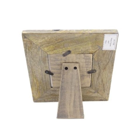 Drewniana ramka na zdjęcia pokryta blachą - A-1106, format zdjęcia 10x10cm