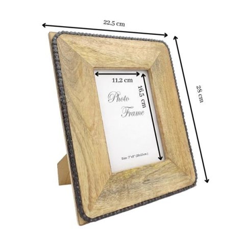 Drewniana, rowerowa ramka na zdjęcia - A-1617B, pod format zdjęcia 13x18cm