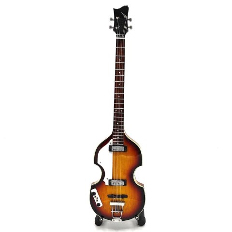 Mini gitara basowa- Paul Mc Cartney, the Beatles, MGT-2028, skala 1:4