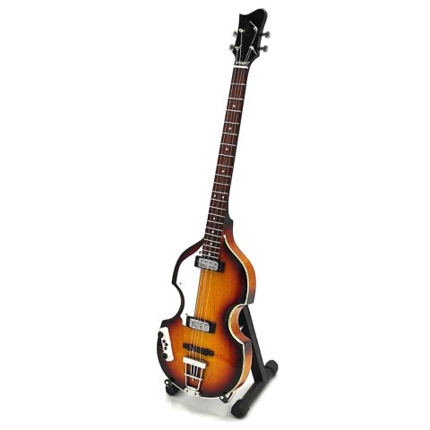 Mini gitara basowa- Paul Mc Cartney, the Beatles, MGT-2028, skala 1:4