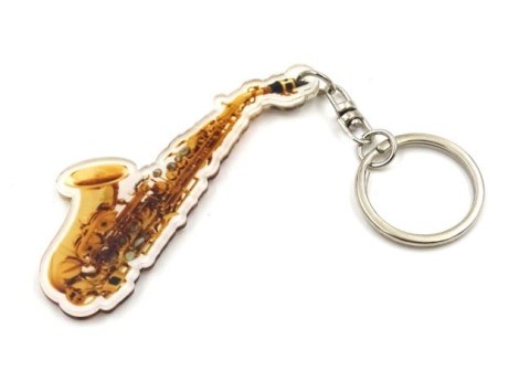 Saksofon ACI-8034 brelok akrylowy