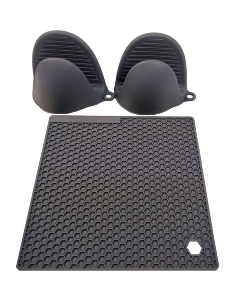 Stolnica silikonowa i wałek z akcesoriami 10 elementów