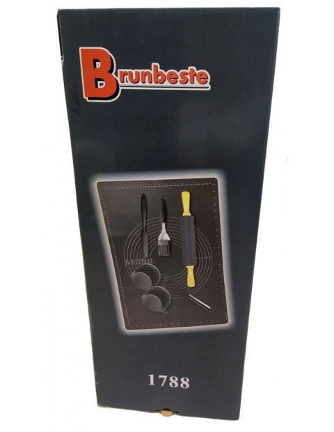 Stolnica silikonowa i wałek z akcesoriami 7 elementów