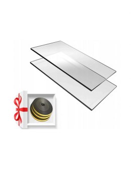 Szyba czyszcząca się do Kominka, pieca na wymiar