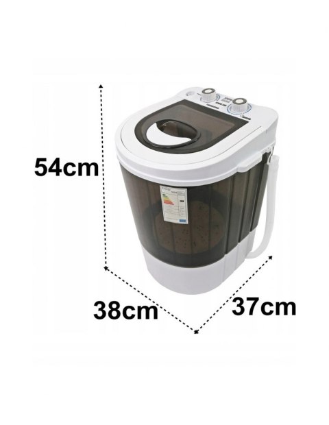 MINI Pralka Wirówka Domowa Turystyczna 4KG+1,5KG CZ