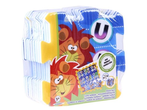 Puzzle piankowe - edukacyjna mata dla dzieci ALFABET dżungla 93x93cm ZA3148