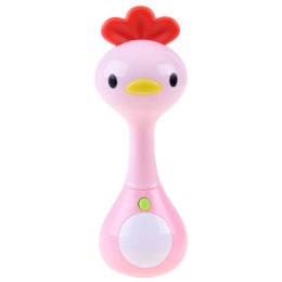 Dźwiękowa GRZECHOTKA zwierzątko światła ZA3087 E